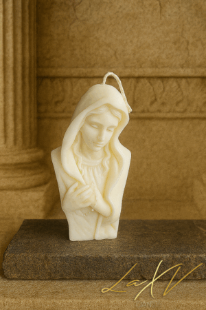 matka boska Świeca sojowa