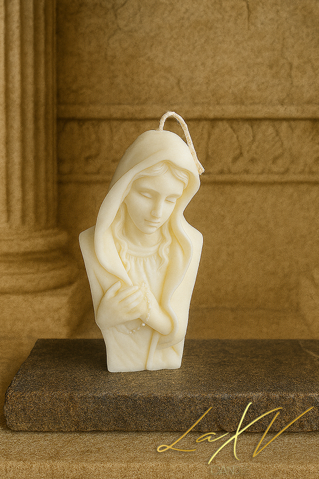 matka boska Świeca sojowa